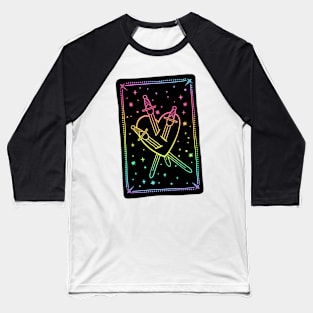 Three of Swords Tarot card Baseball T-Shirt